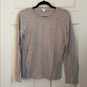Jcrew beige light weight knit top
